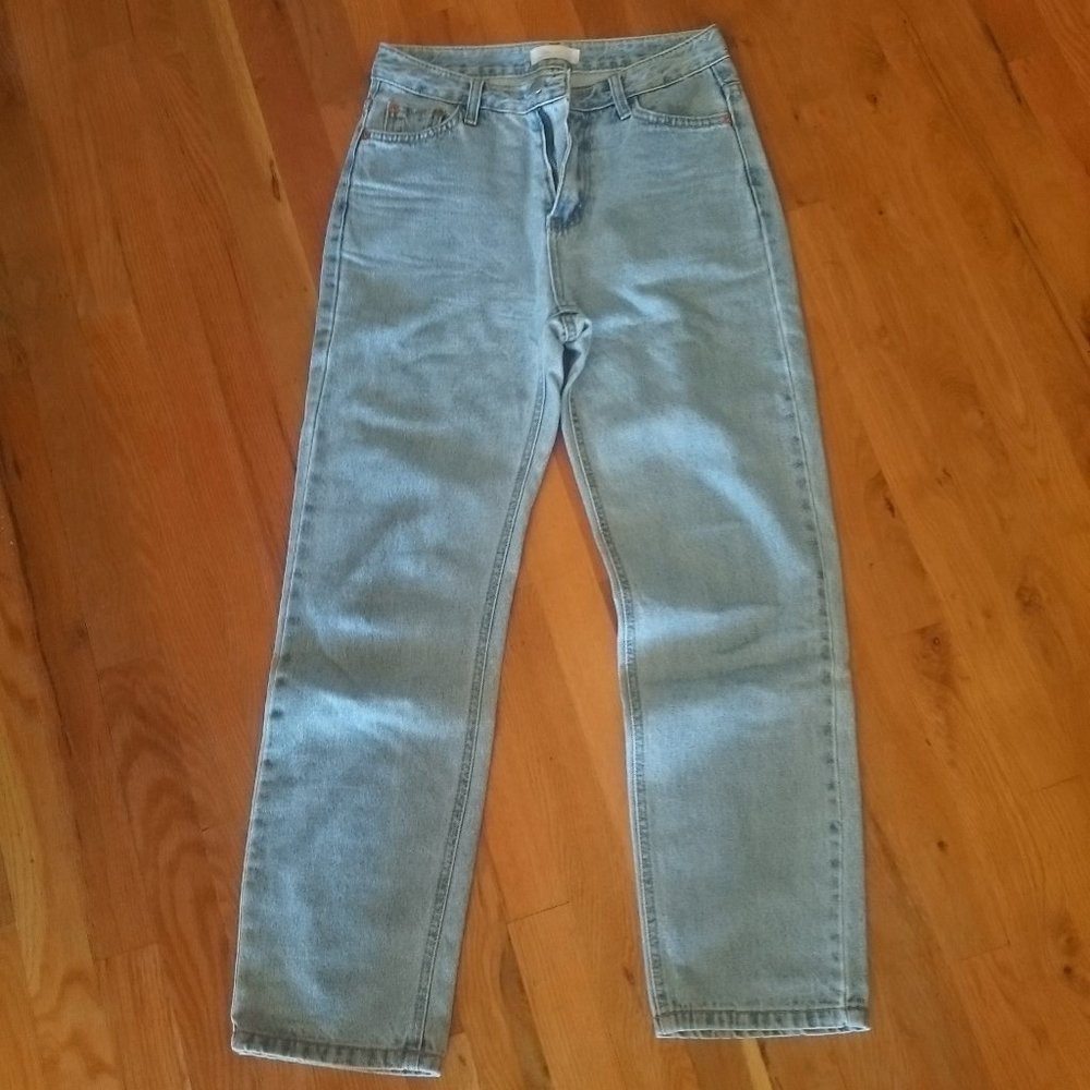 Oak + Fort High Waist Boyfriend Jean
